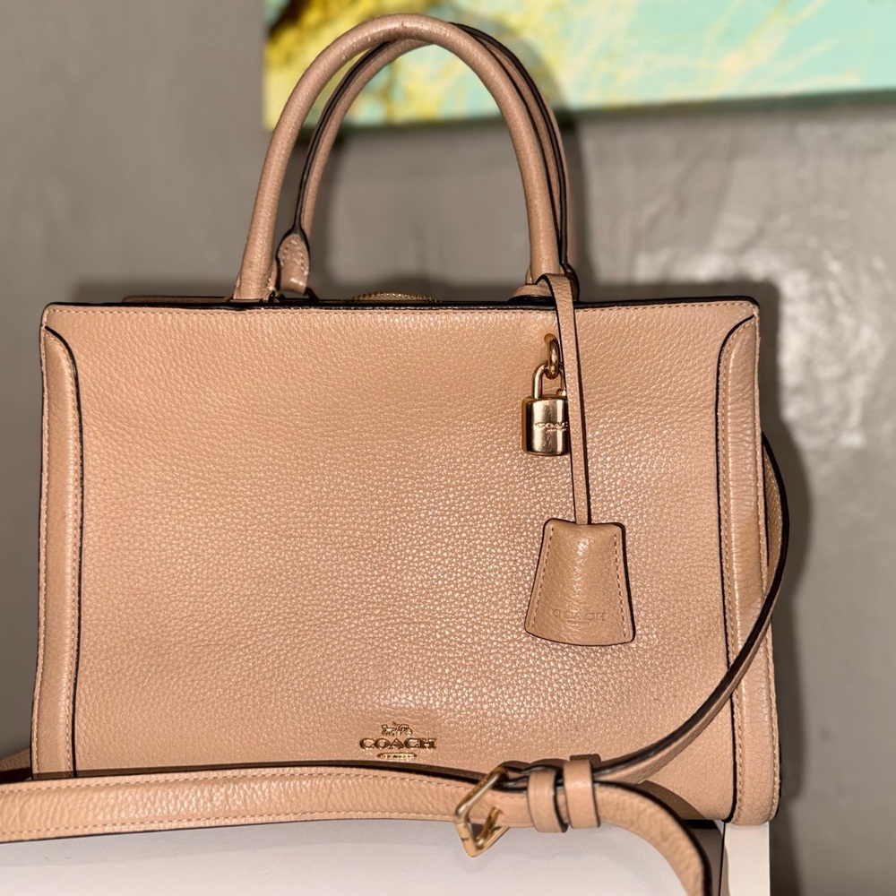 Coach Tan Leather Handbag SOLD